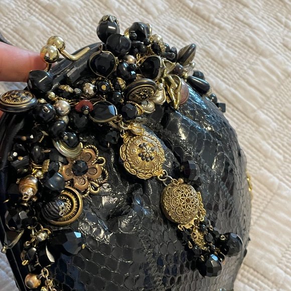 Upcycled Vintage Snakeskin Purse - Picture 14 of 16